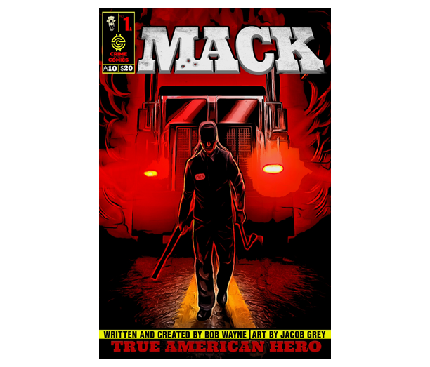 MACK Comic Book 1st pressing AUTOGRAPHED