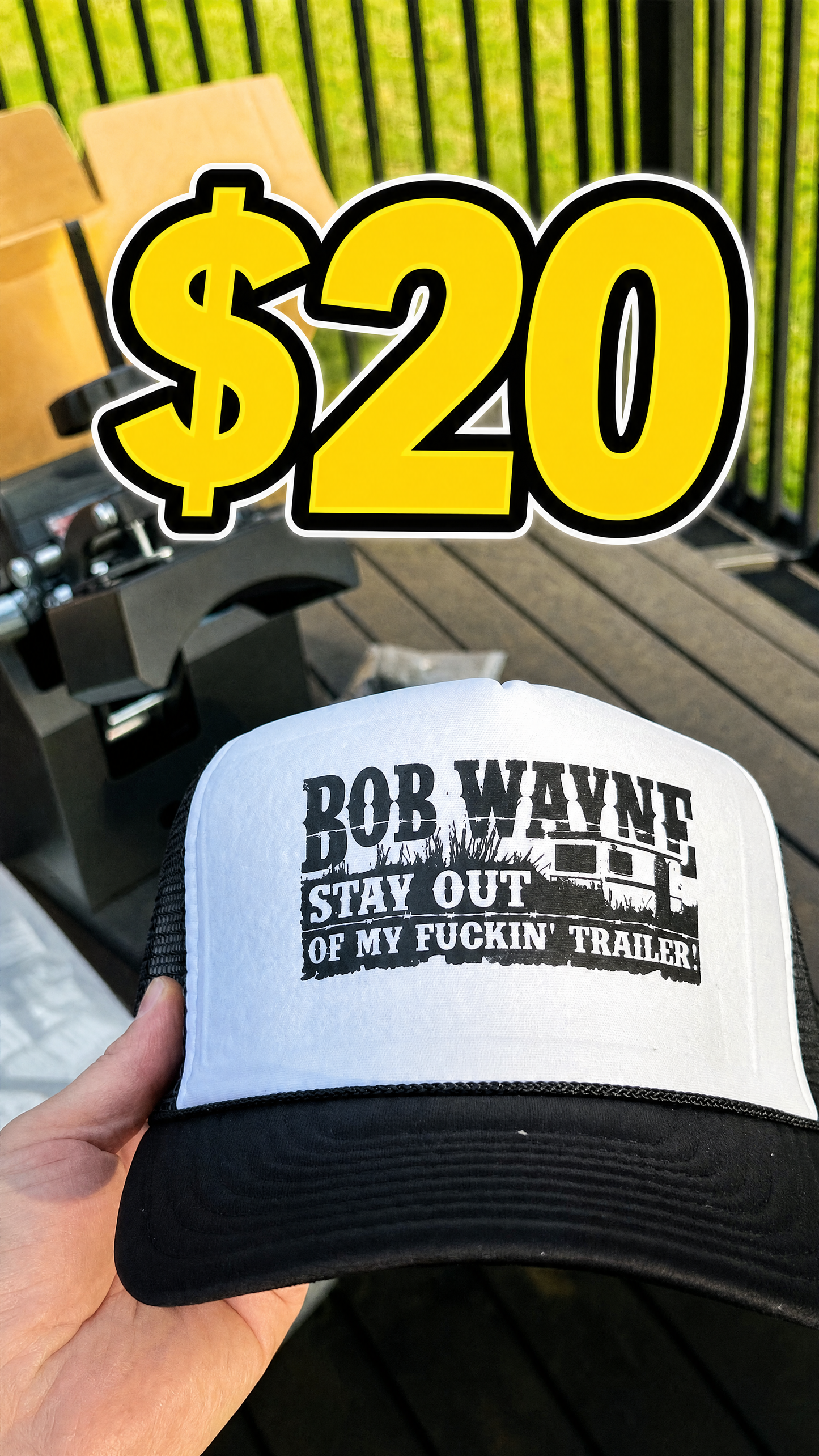 Trucker Hat “Stay Out of my Trailer”
