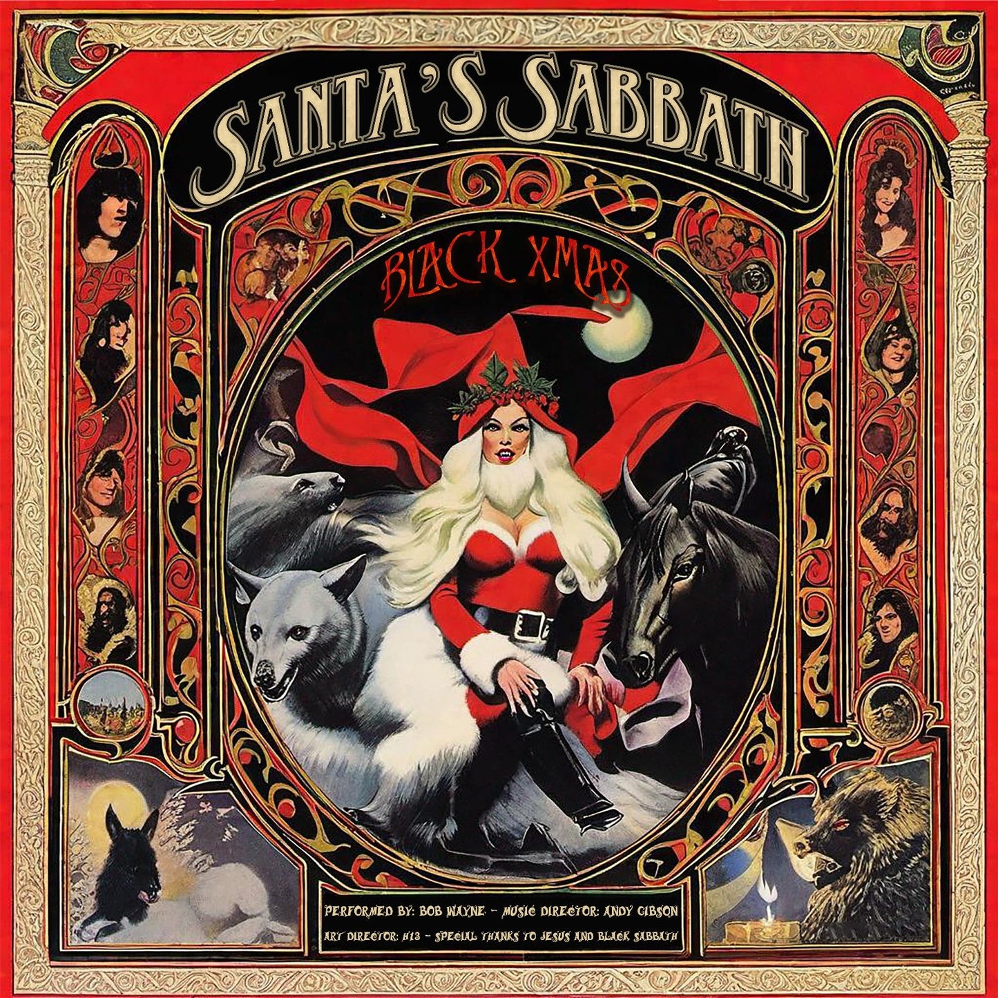 Santa Sings Sabbath  -  LP