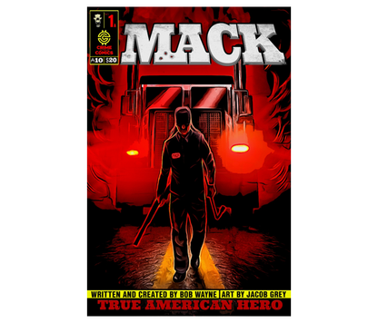 MACK Comic Book 1st pressing AUTOGRAPHED