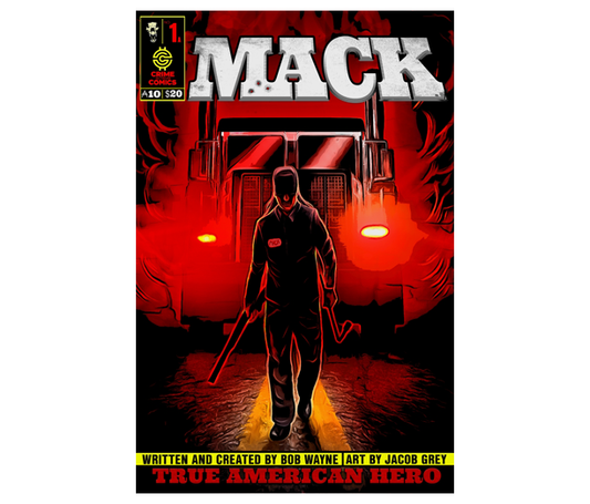 MACK Comic Book 1st pressing AUTOGRAPHED